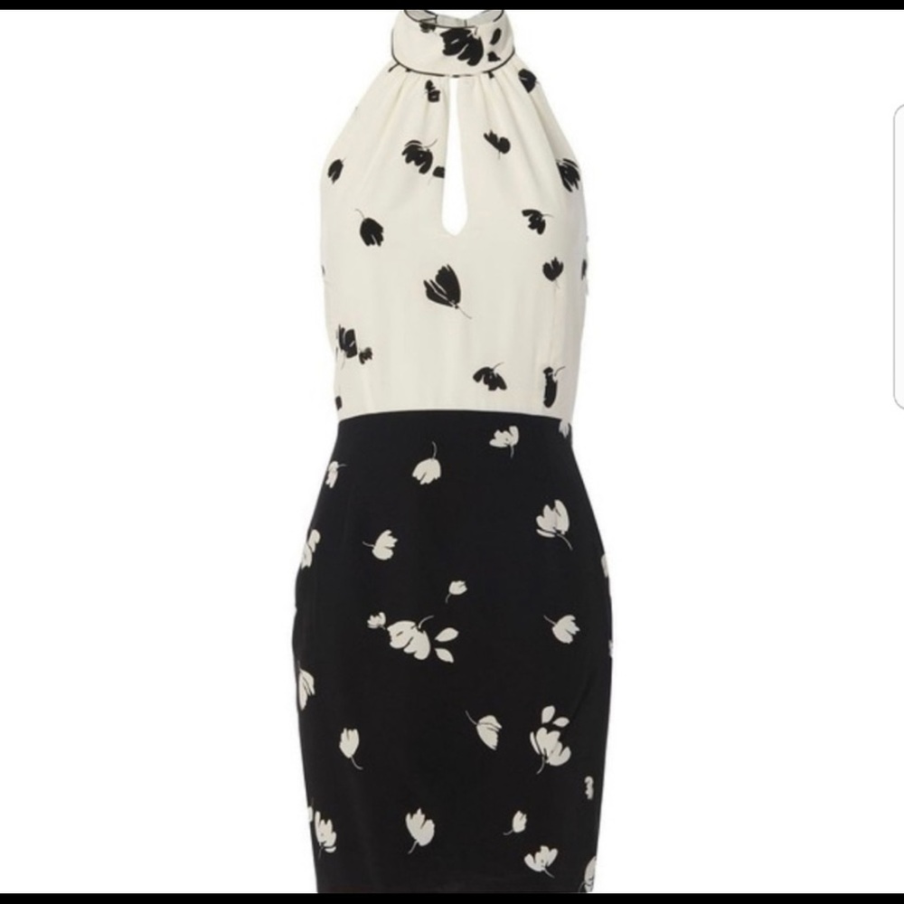 INTERMIX Black Grace Halter Night Out Dress size S